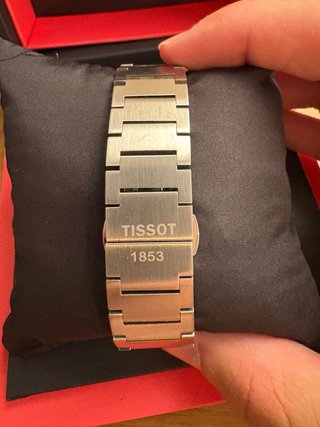 Tissot PRX Reloj Azul y Plateado