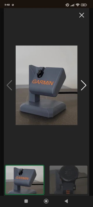 Soporte Cargador Garmin Impresión 3D