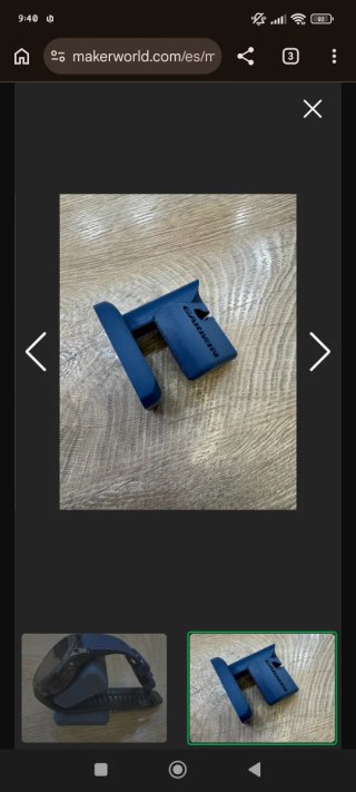 Soporte Cargador Garmin Impresión 3D
