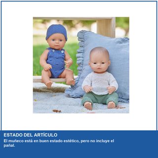 - Miniland muñeco bebé articulado diversidad