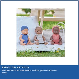 - Miniland muñeco bebé articulado diversidad