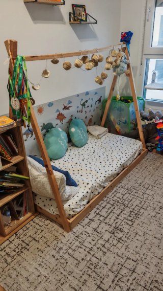 Cama Tipi Infantil Madera
