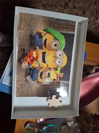 2 Puzzles Minions Madera Educa