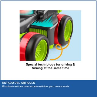 - Fisher-Price HYH28 coche teledirigido fácil