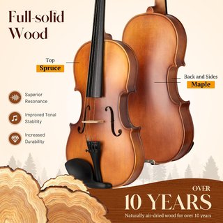 Violín 4/4 Madera Maciza Nuevo