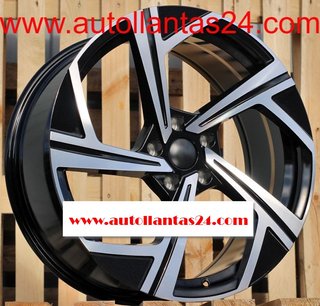 8818 JUEGO DE 4 LLANTAS VW BLACK METAL r533422