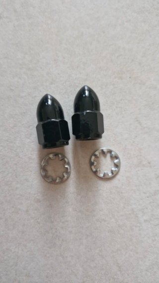 Dadi specchietti Harley Davidson neri