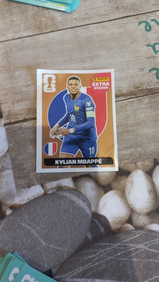 Sticker Mbappé Extra Panini Oro