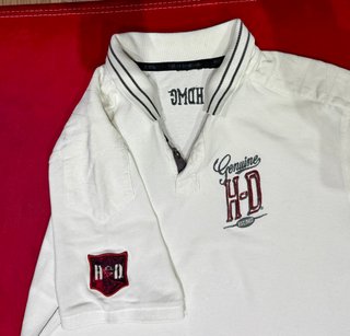 Polo HDMG uomo bianco