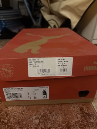 Botas de fútbol Puma Naranja Talla [43]