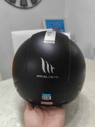 Casco jet MT Helmets Viale SV Negro Mate