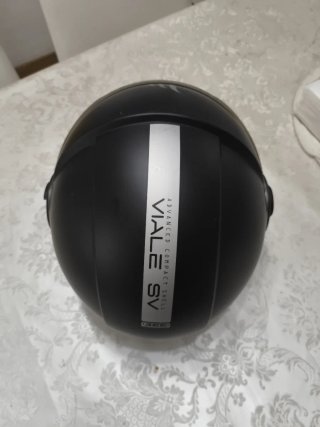 Casco jet MT Helmets Viale SV Negro Mate