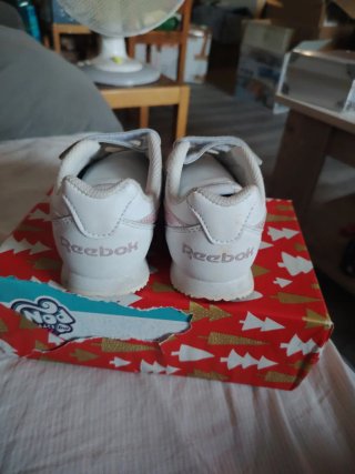 Zapatillas Reebok niña blancas y rosas