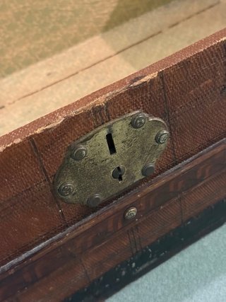 Baúl de madera vintage