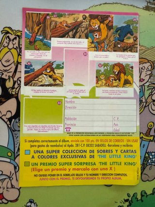 Álbum chicle Little King bastante completo