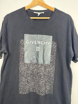 Camiseta Givenchy Hombre Negra Gráfica