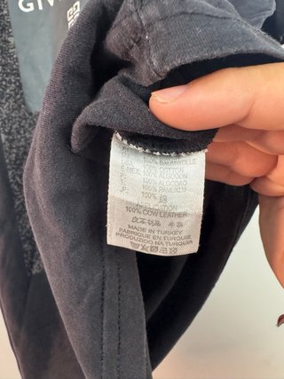 Camiseta Givenchy Hombre Negra Gráfica
