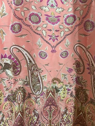 Vestido estampado paisley talla 42