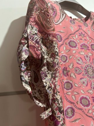 Vestido estampado paisley talla 42