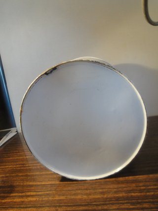 Balde blanco de porcelana
