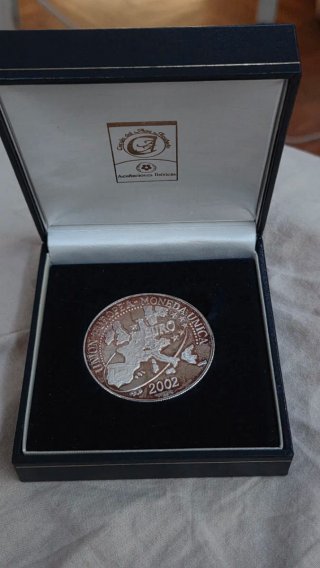 Moneda Plata Europa 2002 Acuñaciones Ibéricas