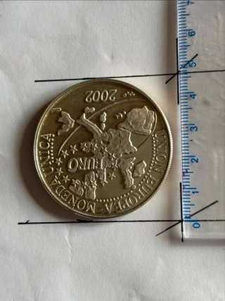 Moneda Plata Europa 2002 Acuñaciones Ibéricas