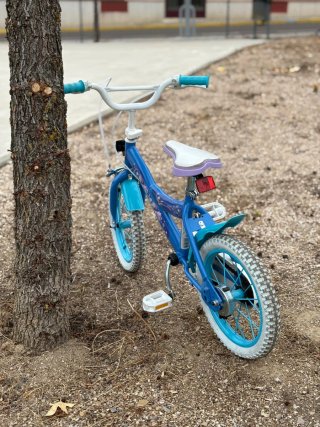 Bicicleta Frozen 16 niña