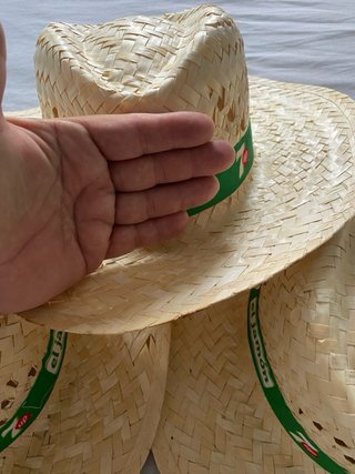 Lote 3 Sombreros de Paja Nuevos