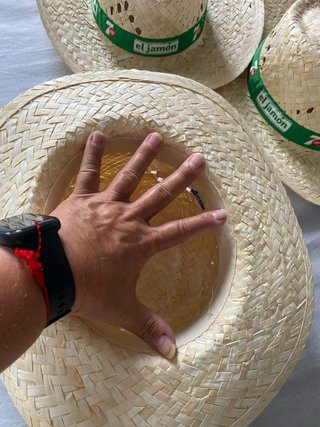 Lote 3 Sombreros de Paja Nuevos