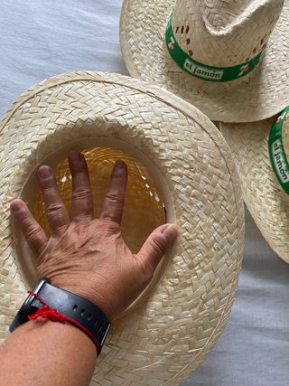 Lote 3 Sombreros de Paja Nuevos