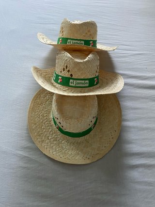 Lote 3 Sombreros de Paja Nuevos