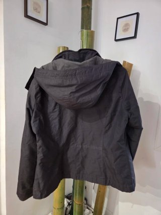 Chaqueta Hollister Azul Marino Talla L cortaviento