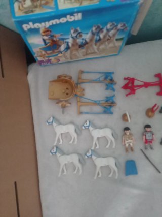 Lote Playmobil Romanos Cuadrigas