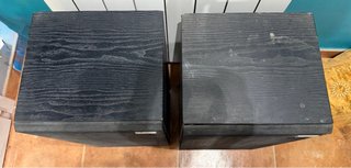 Altavoces Sanyo Negros