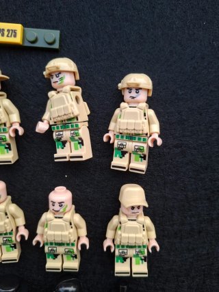 Lotto 16 Minifigure Militari compatibili LEGO