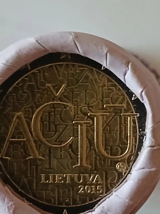 Moneda Lituania Aciu 2015