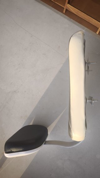 Asiento trasero bici con reposapiés