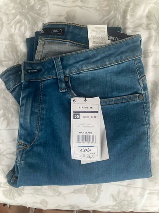 Pantalón vaquero Tiffosi skinny azul Talla 39
