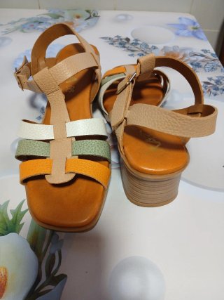 Sandalias KAOLA Piel Talla 41 Multicolor