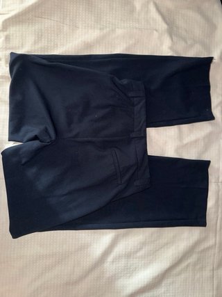 Pantalón vestir Pull&Bear azul marino T.34