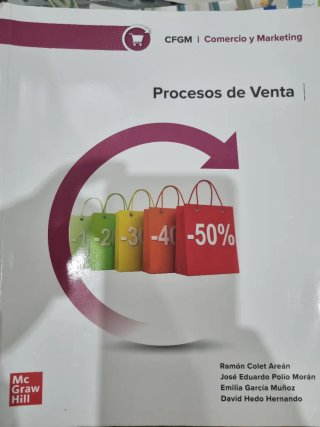 Procesos de venta, CFGM Comercio y Marketing