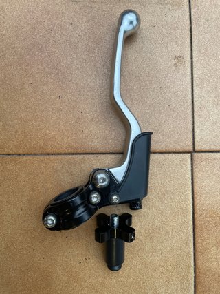 Maneta Embrague Pit Bike Negra/Plata
