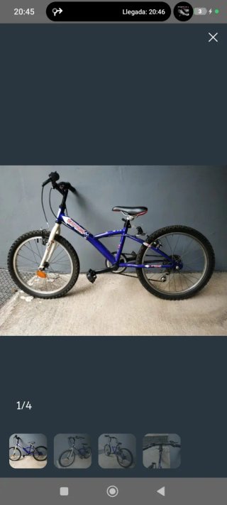 Bicicleta infantil Decathlon 20 pulgadas
