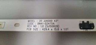 Tiras LED Samsung Smart TV 43KU6000K