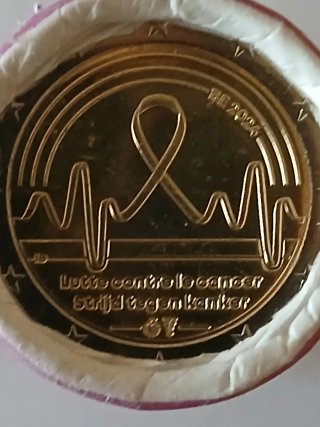 Moneda Bélgica Lucha contra el Cáncer 2021