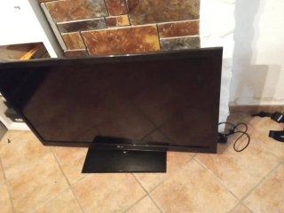 Televisión LG Negra