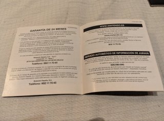 Manuales Game Boy Advance Instrucciones + Garantía