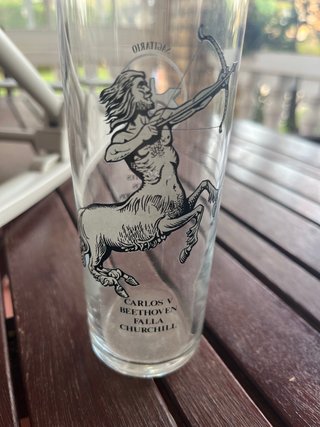 4 Vasos Tubo Zodiaco