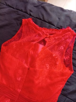 Vestido de fiesta/boda rojo