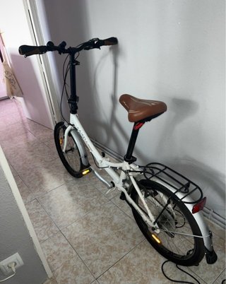 Bicicleta Plegable Zambra Megamo Blanca